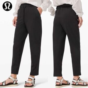 Lululemon Keep Moving Pant 7/8 High Rise Black 4 Full-On® Luxtreme W5DCFS